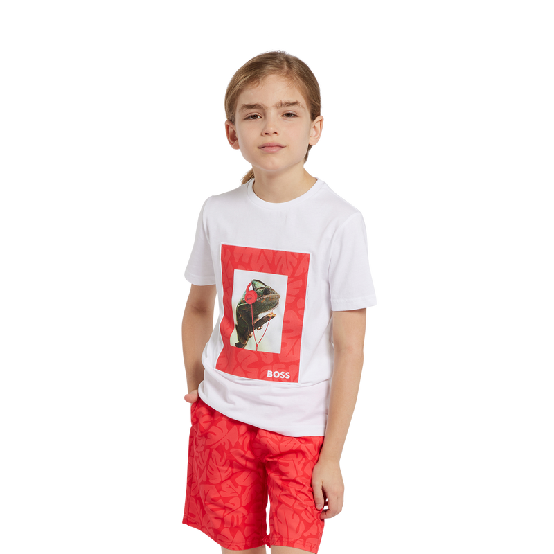 Calções de banho estampados BOSS 
                    BOY