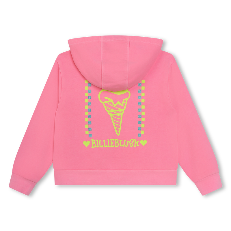 Sweatshirt em moletão BILLIEBLUSH 
                    GIRL