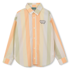 Camisa listrada de manga comprida KENZO KIDS 
                    BOY