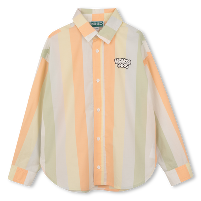 Camisa listrada de manga comprida KENZO KIDS BOY