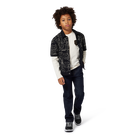 Camisa de manga curta em jersey KARL LAGERFELD KIDS 
                    BOY
