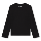 T-shirt com estampado KARL LAGERFELD KIDS 
                    GIRL