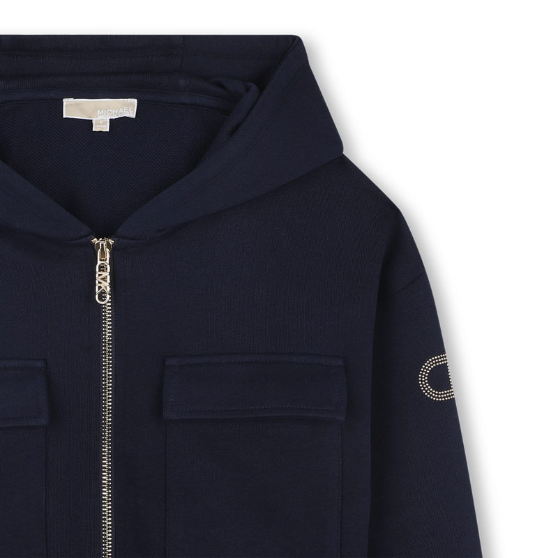 Cardigan com capuz MICHAEL KORS 
                        GIRL