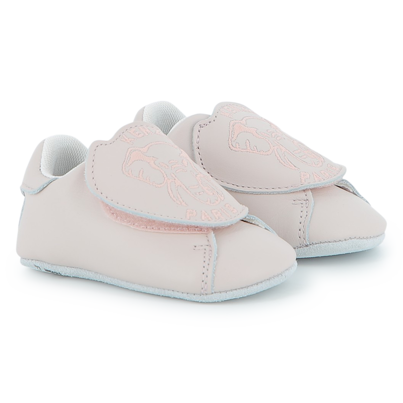 Sapatinhos de beb&eacute; em pele bovina KENZO KIDS 
                        UNISEX