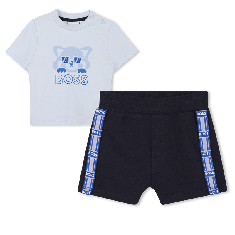 Printed T-shirt and shorts BOSS 
                    BOY