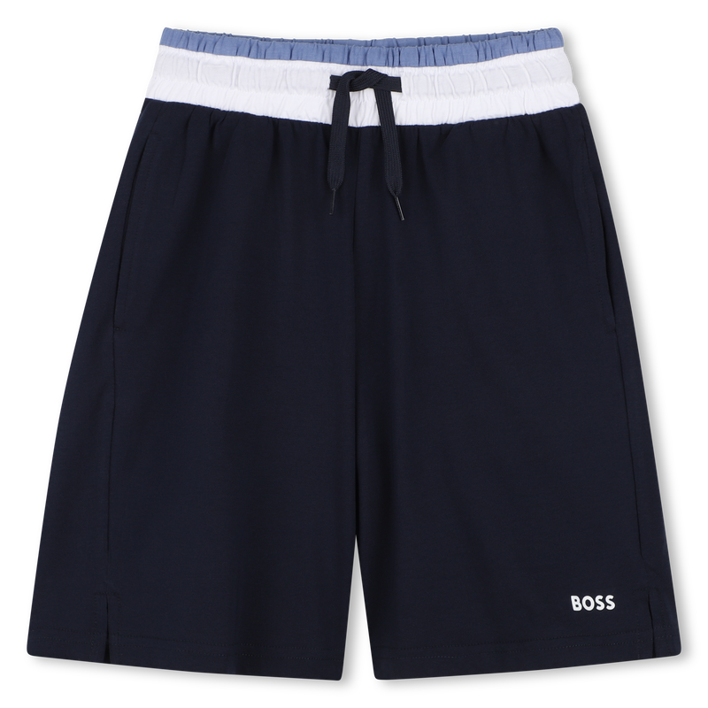 T-SHIRT + CONJUNTO BERMUDA BOSS 
                        BOY