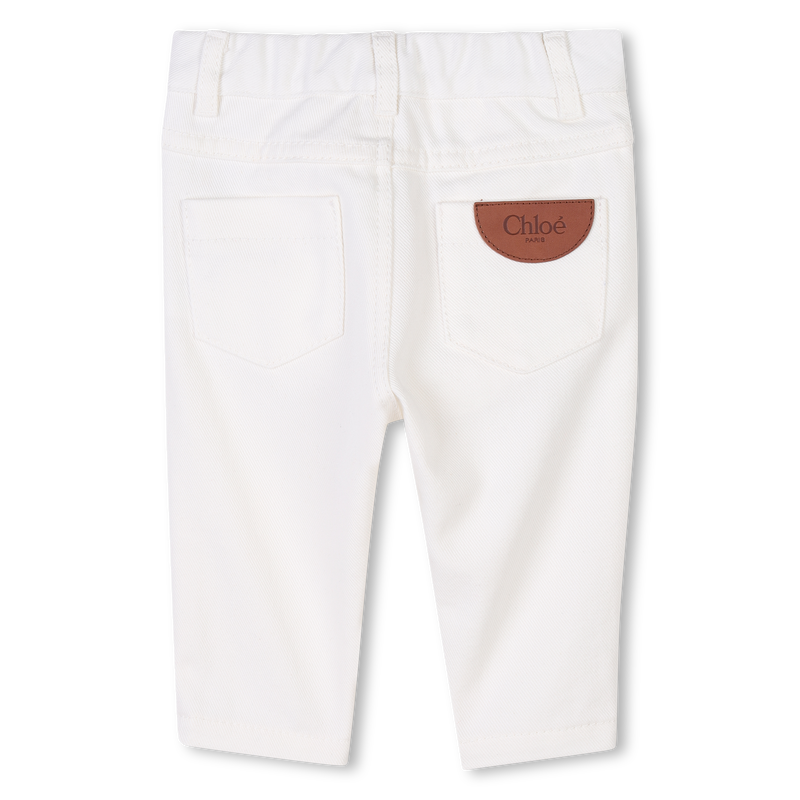 Cotton twill trousers CHLOE 
                    GIRL