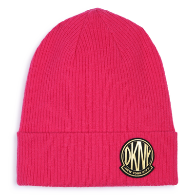 Gorro de malha com dobra DKNY GIRL