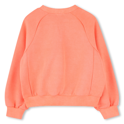 Sweatshirt de molet&atilde;o tingida BILLIEBLUSH GIRL