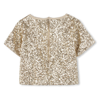 Blusa formal com lantejoulas MICHAEL KORS 
                    GIRL