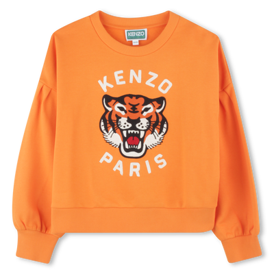 Sweatshirt em moletão KENZO KIDS GIRL