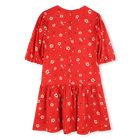 Vestido com mangas curtas bufantes KENZO KIDS 
                    GIRL