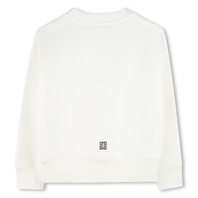 Sweatshirt moletão com bolso GIVENCHY 
                    GIRL