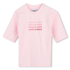 Conjunto de cal&ccedil;a, cardig&atilde; e camiseta BOSS 
                    MENINA