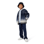 Chap&eacute;u de balde de poli&eacute;ster com acolchoado KENZO KIDS 
                    UNISEX