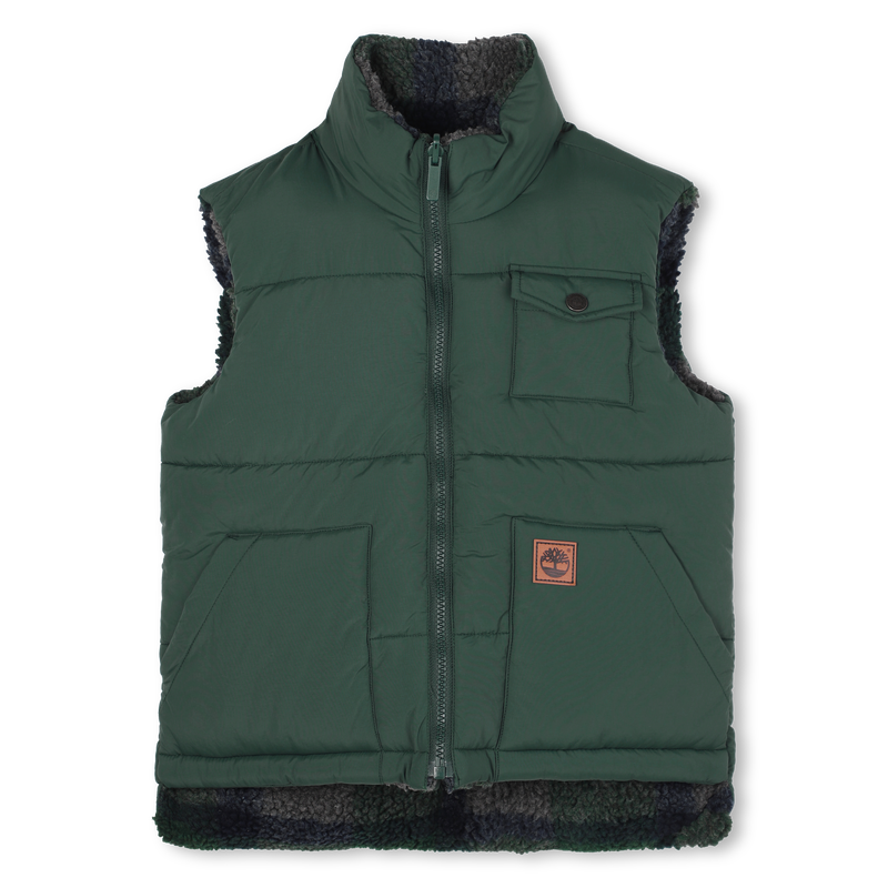 Jaqueta reversível sem mangas TIMBERLAND 
                    BOY