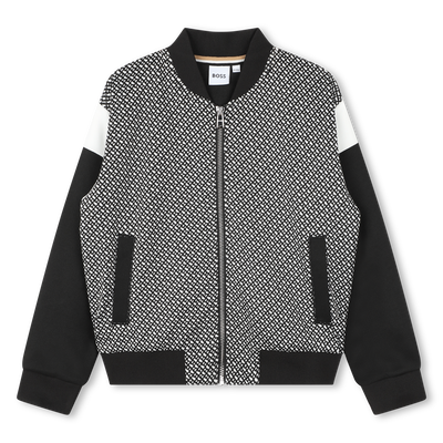 Cardigã bicolor com fecho BOSS GIRL