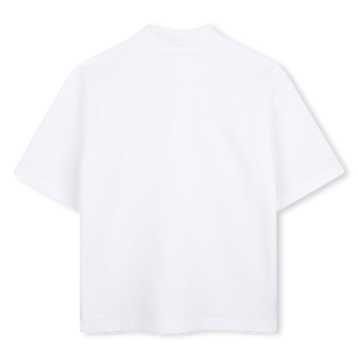 CAMISA POLO DE MANGA CURTA COM LOG&Oacute;TIPO TIMBERLAND BOY