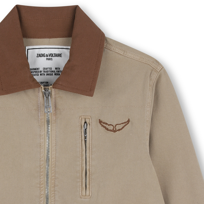 CASACO COM Z&Iacute;PER ZADIG & VOLTAIRE 
                        BOY