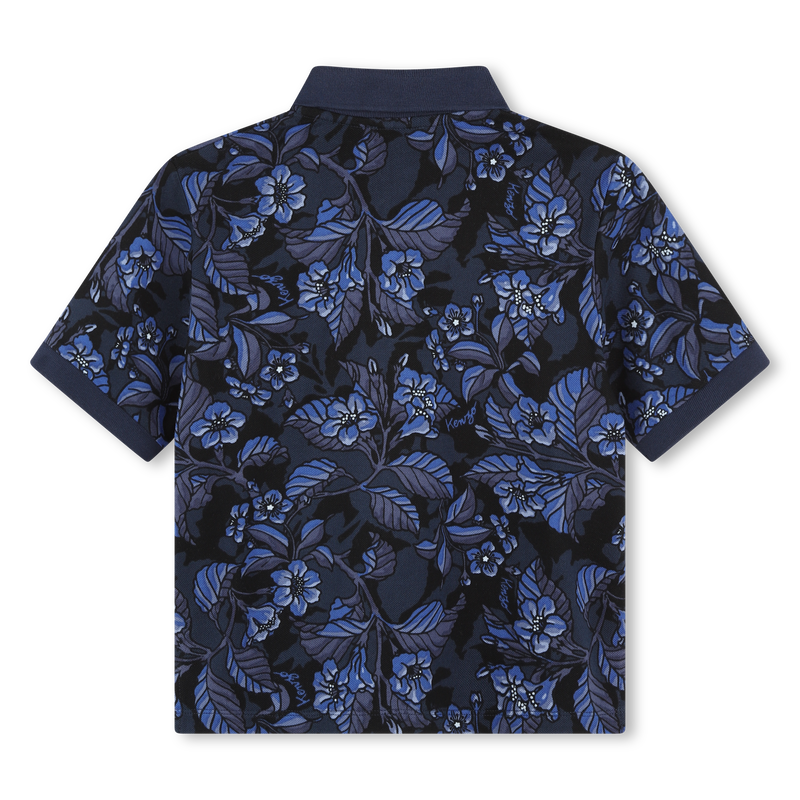 Piqué Knit Polo Shirt KENZO KIDS 
                    BOY