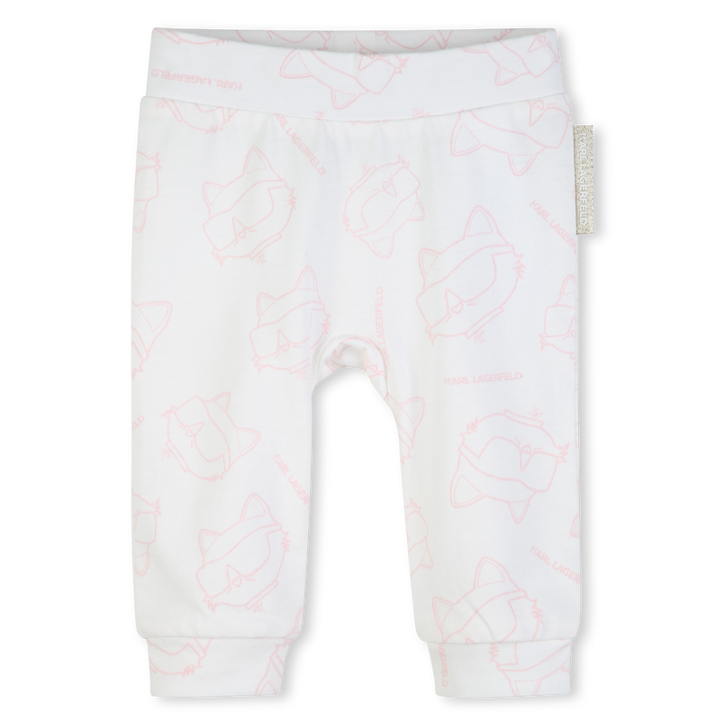 CONJUNTO DE VESTIDOS E LEGGINGS KARL LAGERFELD KIDS 
                        GIRL