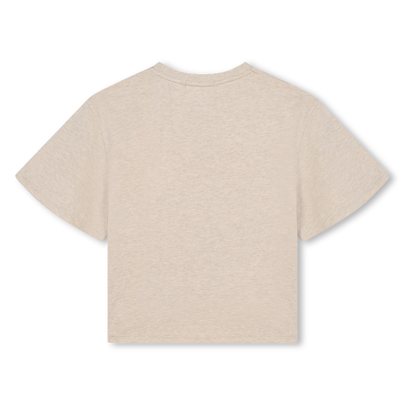 T-shirt com flor bordada CHLOE 
                    GIRL