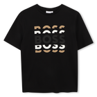 T-SHIRT MANGAS CURTAS BOSS 
                    MENINO