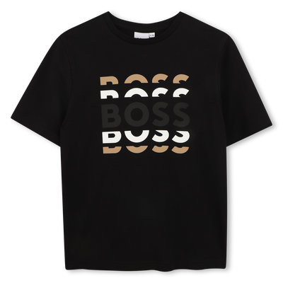 T-SHIRT MANGAS CURTAS BOSS MENINO