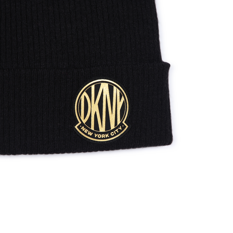 Gorro de malha com dobra DKNY 
                        GIRL