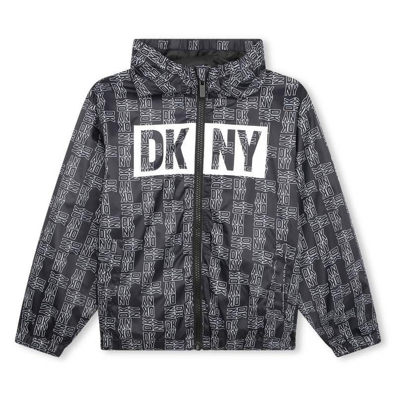 Corta-vento unissexo com capuz DKNY 
                    UNISEX