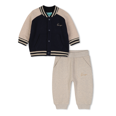 Conjunto de cardig&atilde; e cal&ccedil;as KENZO KIDS MENINO