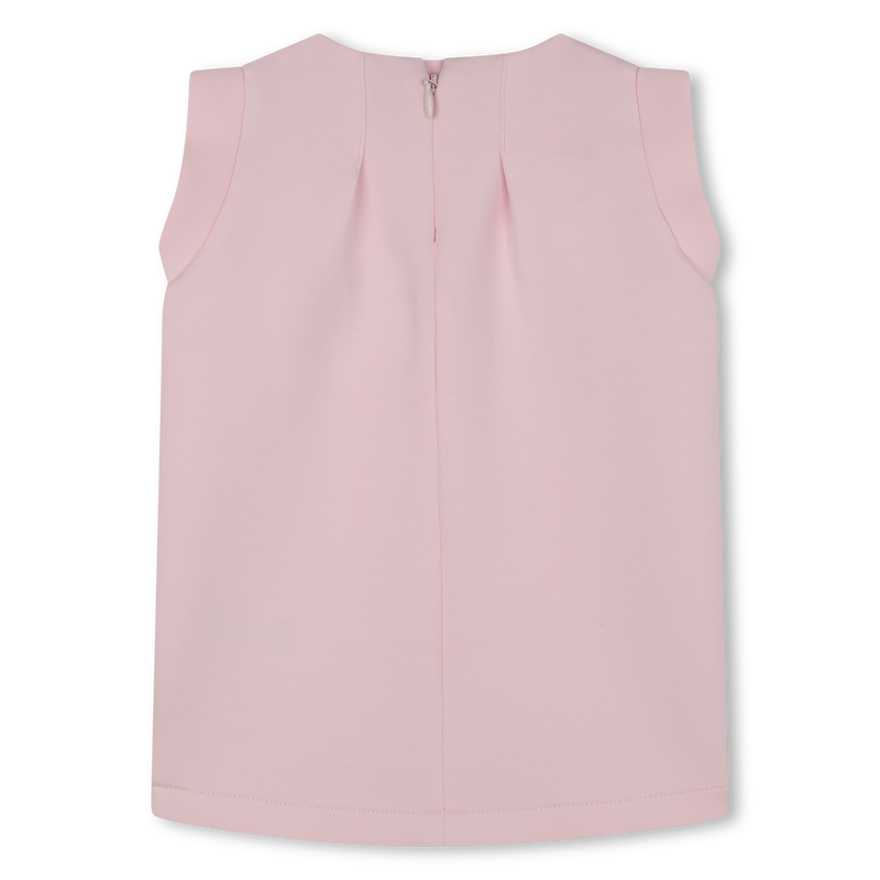 Short Cotton-Rich Dress KARL LAGERFELD KIDS 
                    GIRL
