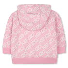 Cardig&atilde; e cal&ccedil;as de molet&atilde;o KENZO KIDS 
                    GIRL