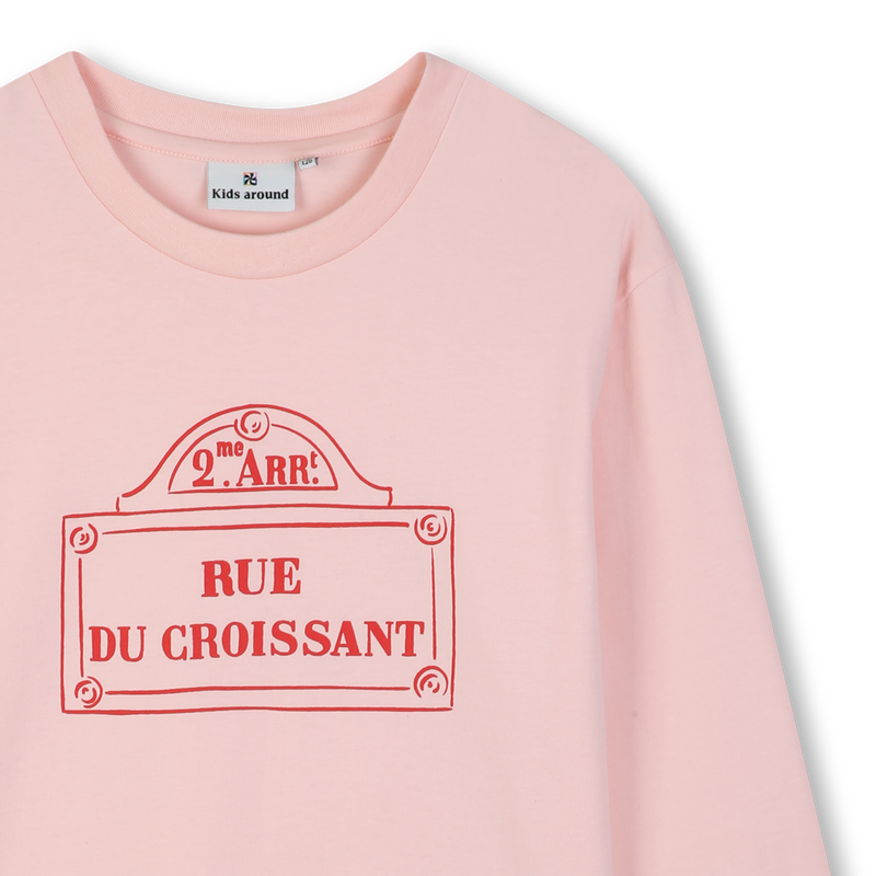 Camiseta de manga longa KIDS AROUND 
                        GIRL