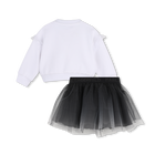 Conjunto de moletom e saia KARL LAGERFELD KIDS 
                    MENINA