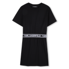 Vestido t-shirt, PRETO, hi-res