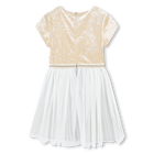 Vestido bi-mat&eacute;ria BILLIEBLUSH 
                    GIRL