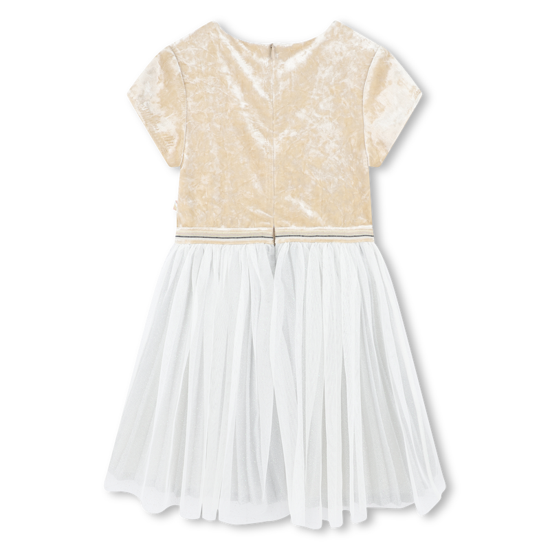 Vestido bi-mat&eacute;ria BILLIEBLUSH 
                        GIRL