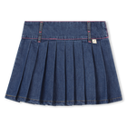 Saia jeans plissada BILLIEBLUSH 
                    GIRL