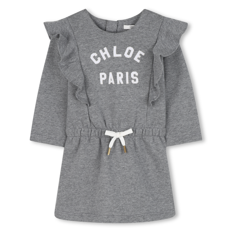 Vestido de lã de algodão escovado CHLOE 
                    GIRL