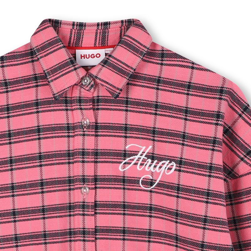 Camisa xadrez HUGO 
                        GIRL