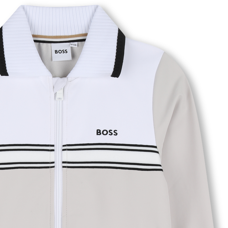 CAMISOLA DE JOGGING COM FECHO ZIP BOSS 
                        BOY