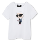 T-shirt com estampa KARL LAGERFELD KIDS 
                    GIRL