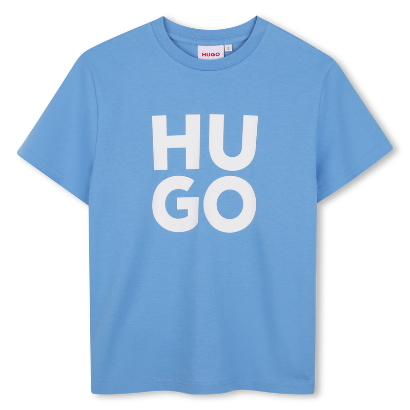 Camiseta de mangas curtas HUGO 
                        MENINO