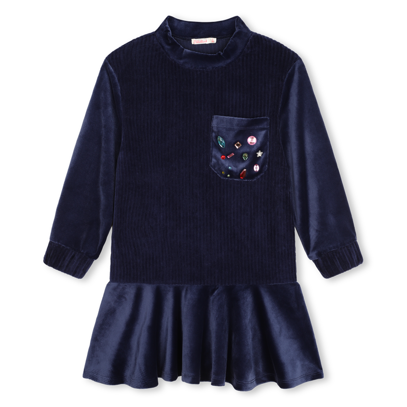 Vestido de veludo BILLIEBLUSH 
                    GIRL