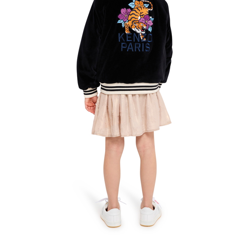 Saia em jacquard lam&eacute; KENZO KIDS 
                        GIRL