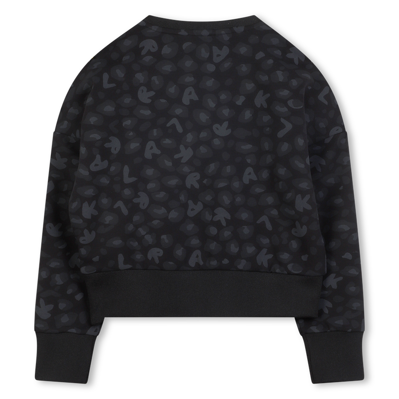 Moletom duplo jersey KARL LAGERFELD KIDS 
                    GIRL