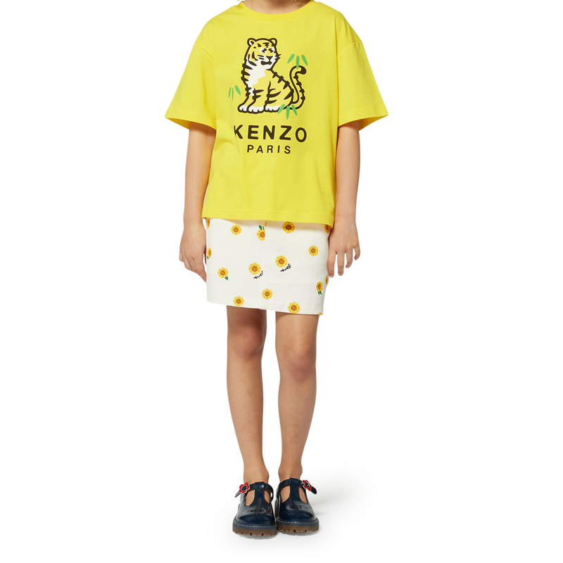 Saia com cintura el&aacute;stica KENZO KIDS 
                        MENINA
