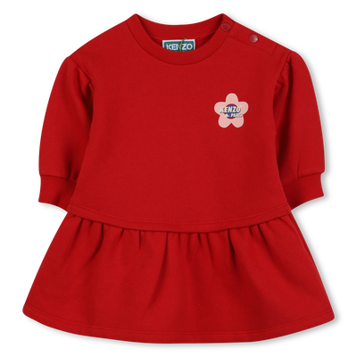 Vestido de manga comprida KENZO KIDS GIRL