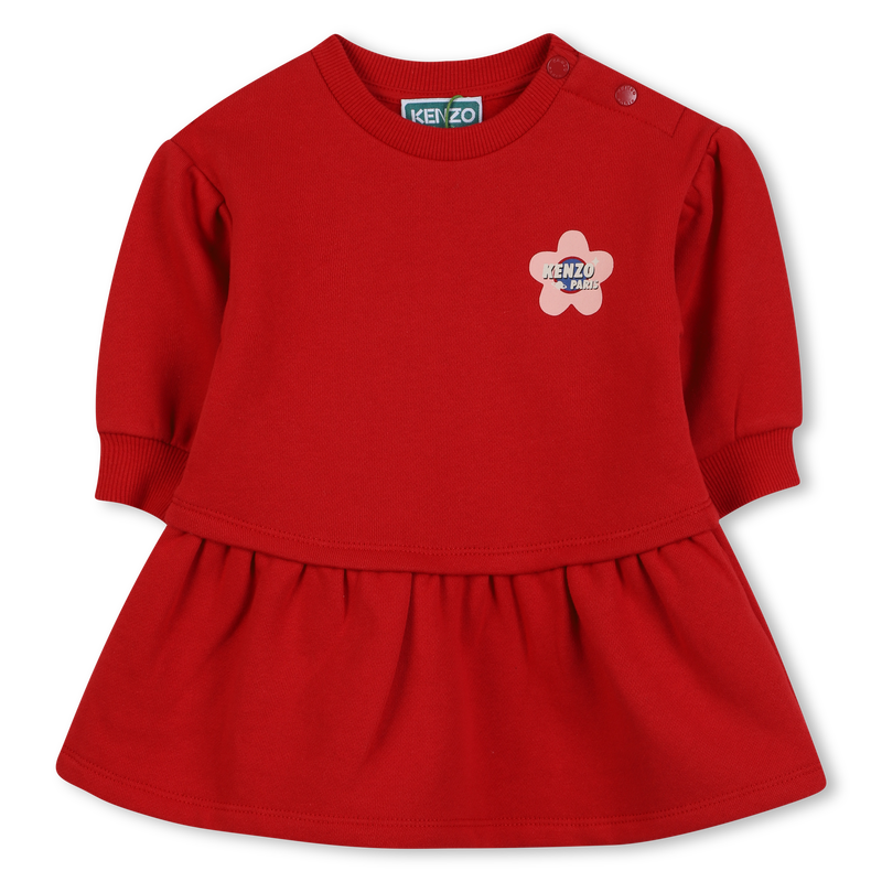 Vestido de manga comprida KENZO KIDS 
                    GIRL